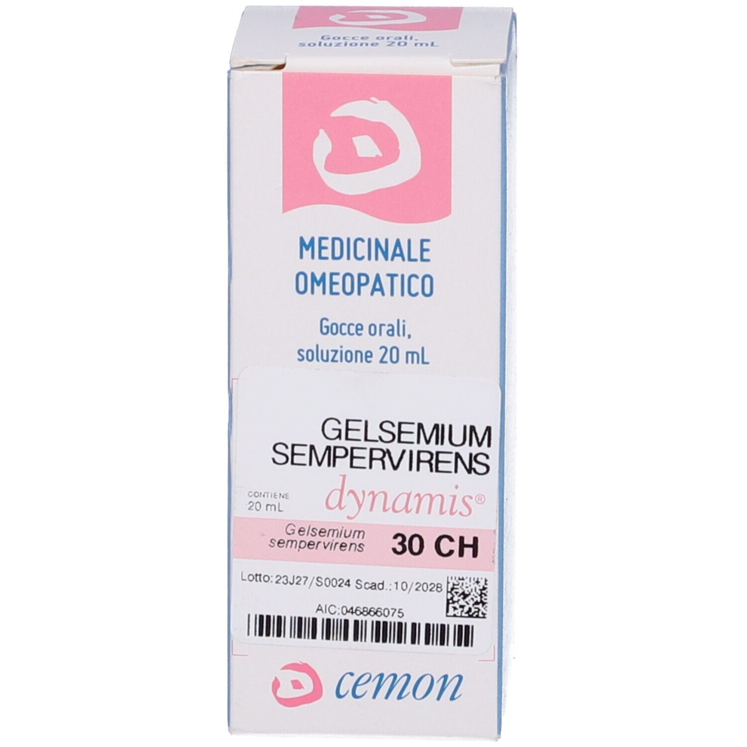 CEMON Gelsemium Sempervirens Dynamis Orale Gtt 30 Ch 20 Ml