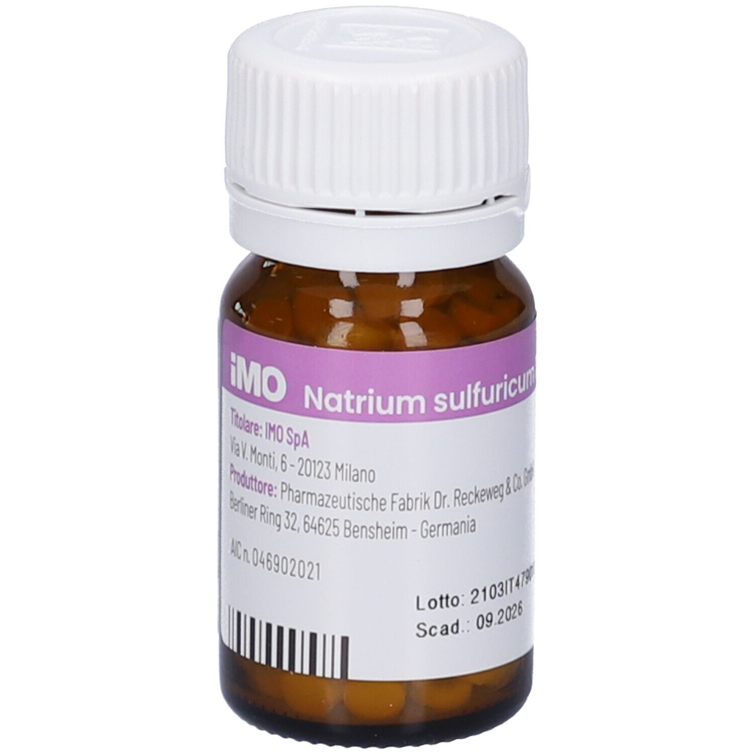 IMO Natrium Sulfuricum 12DH Compresse Orodispersibili