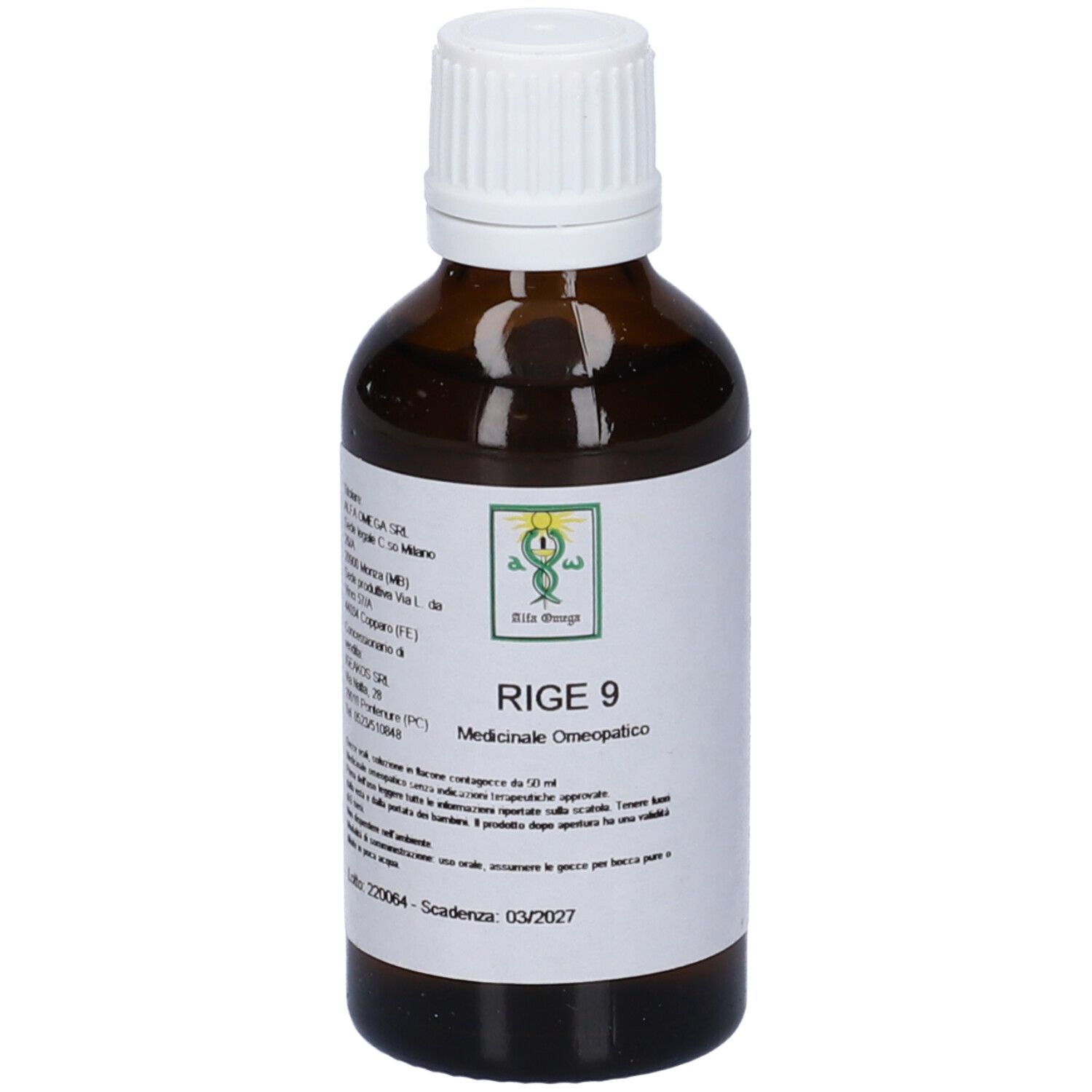 ALFA OMEGA Rige 9 Orale Gtt 50 Ml