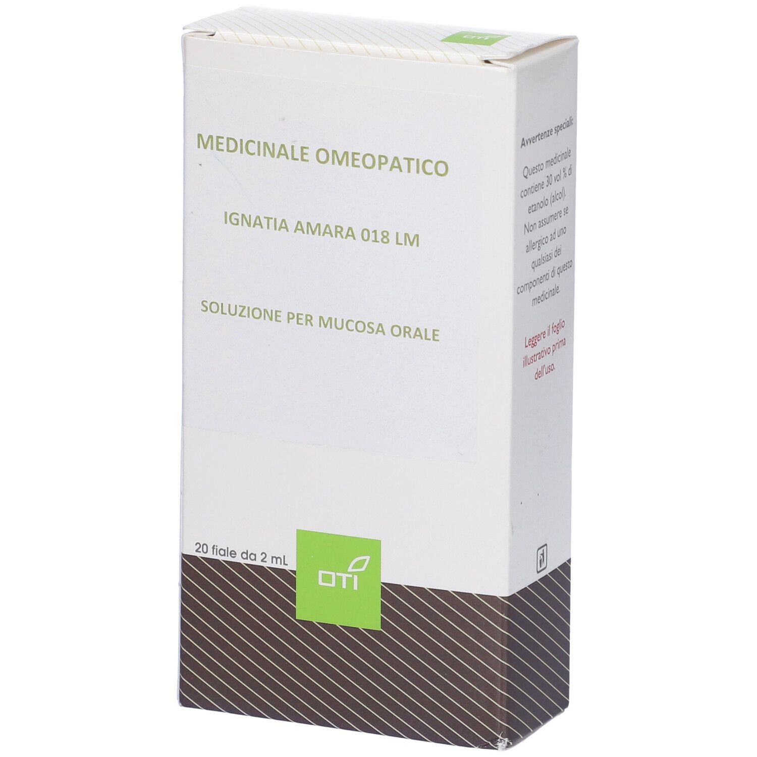 OTI Ignatia Amara 018 Lm Potenziata Liquida 20 Fiale 2 Ml Soluzione Idroalcolica Per Mucosa Orale
