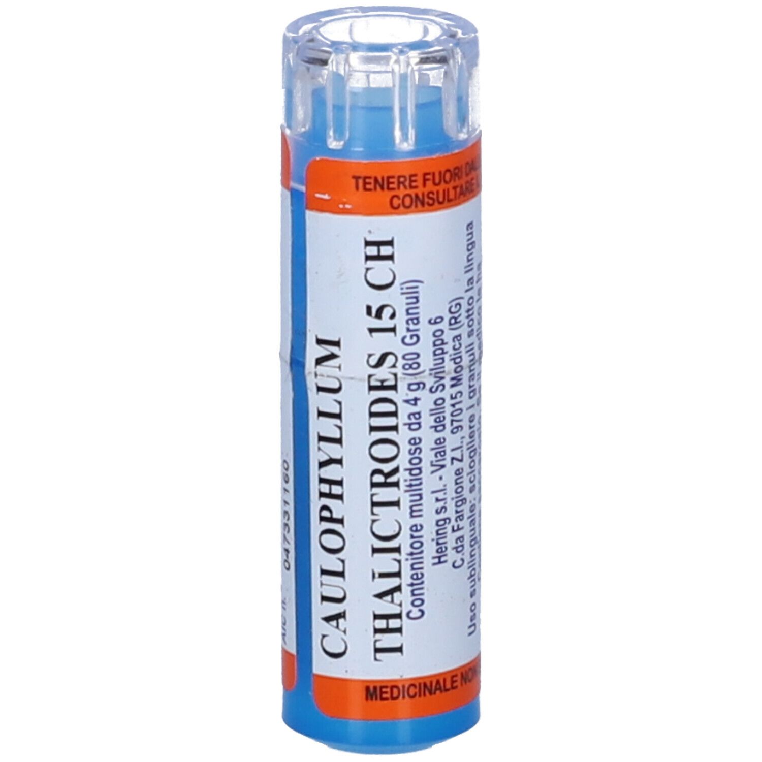 HERING Caulophyllum Thalictroides 80 Granuli 15 Ch Contenitore Multidose