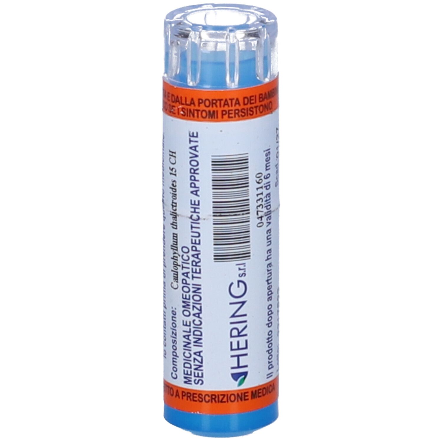 HERING Caulophyllum Thalictroides 80 Granuli 15 Ch Contenitore Multidose
