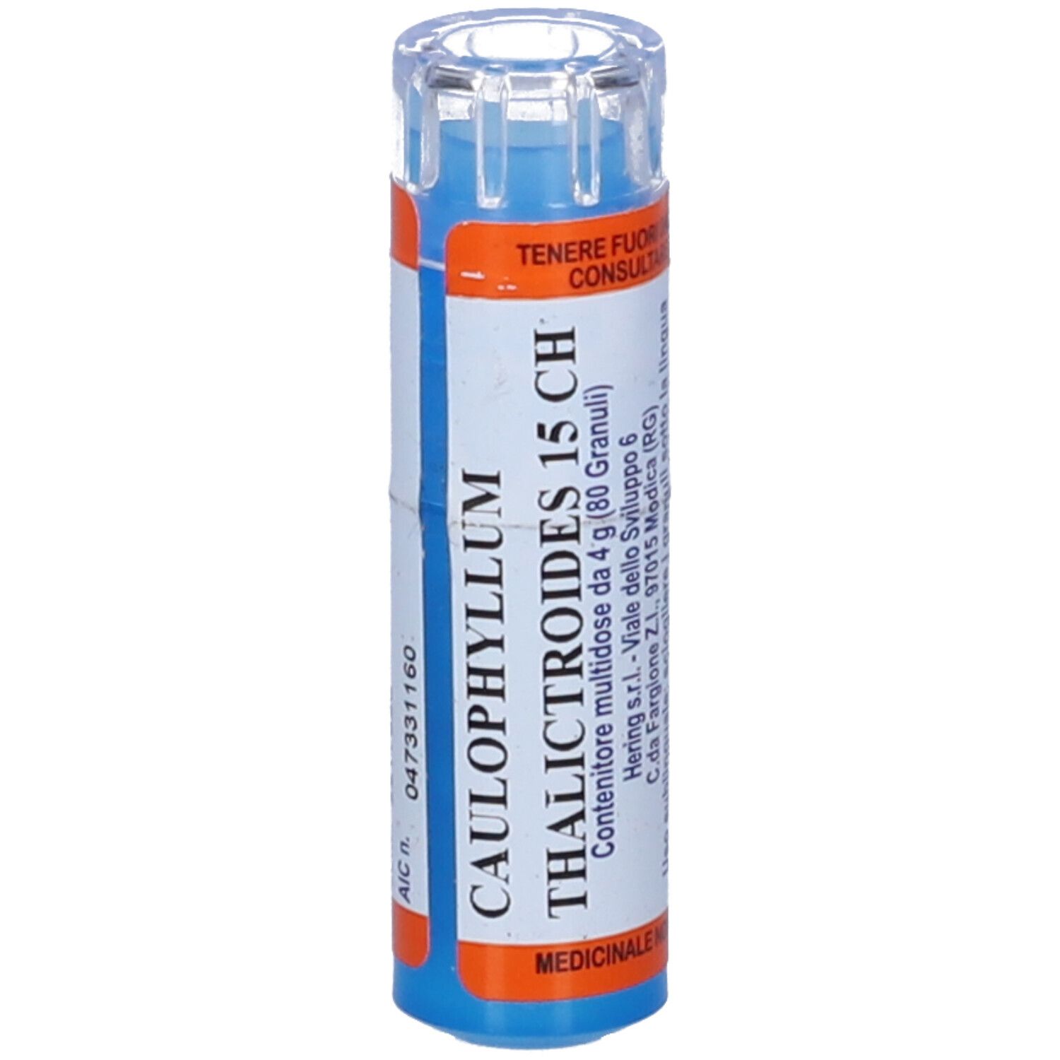 HERING Caulophyllum Thalictroides 80 Granuli 15 Ch Contenitore Multidose