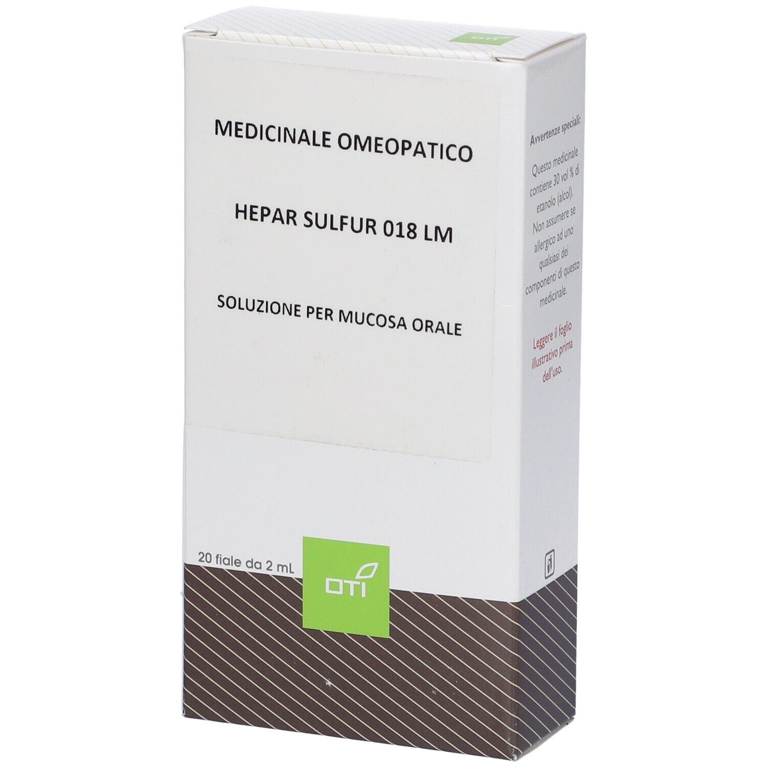 Hepar Sulfur 018 Lm Potenziata Liquida 20 Fiale 2 ml Soluzione Idroalcolica per Mucosa Orale