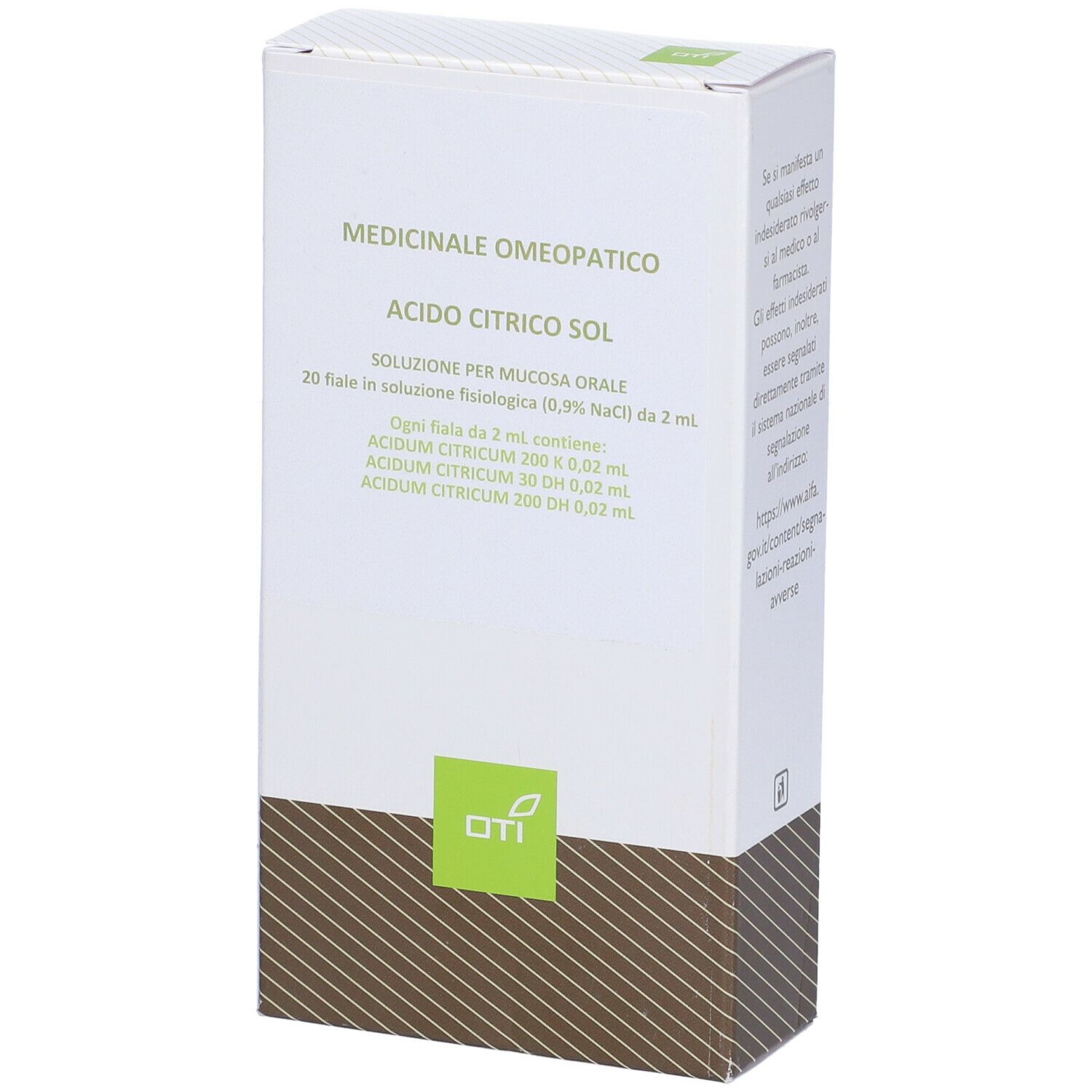 Acido Citrico Soluzione 20 Fiale 2 ml