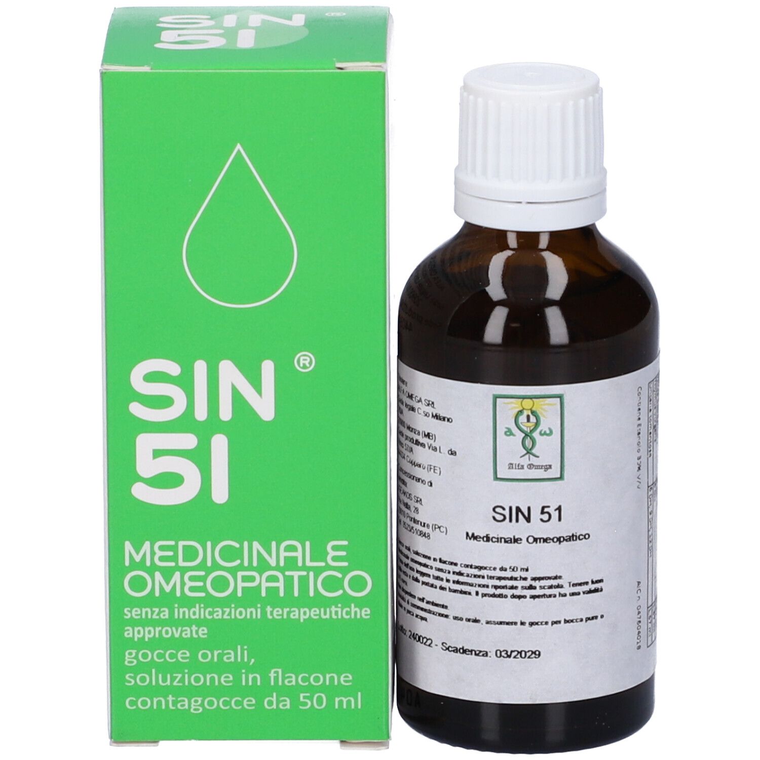 Alfa Omega Sin 51 Orale Gtt 50 Ml