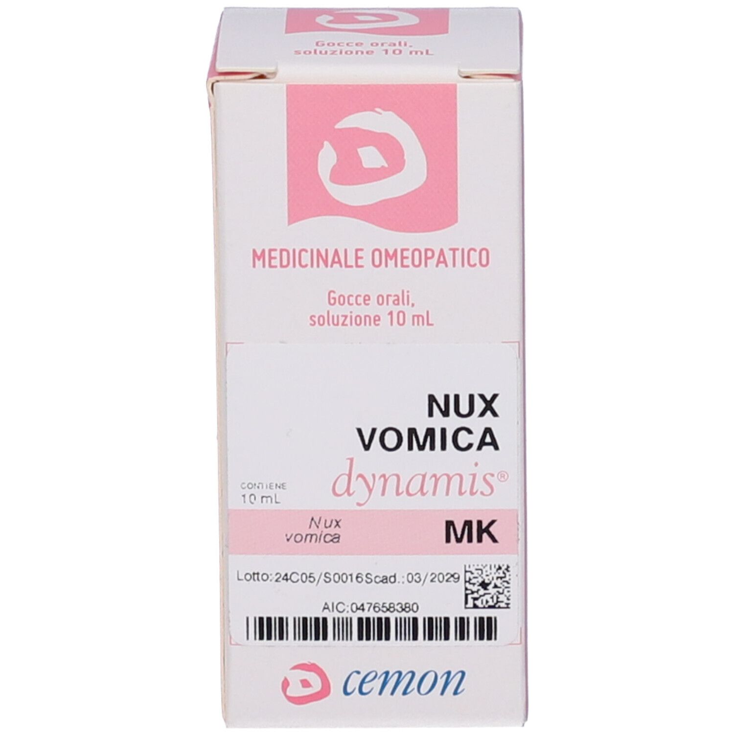 CEMON Nux Vomica Dynamis Orale Gtt Mk 10 Ml