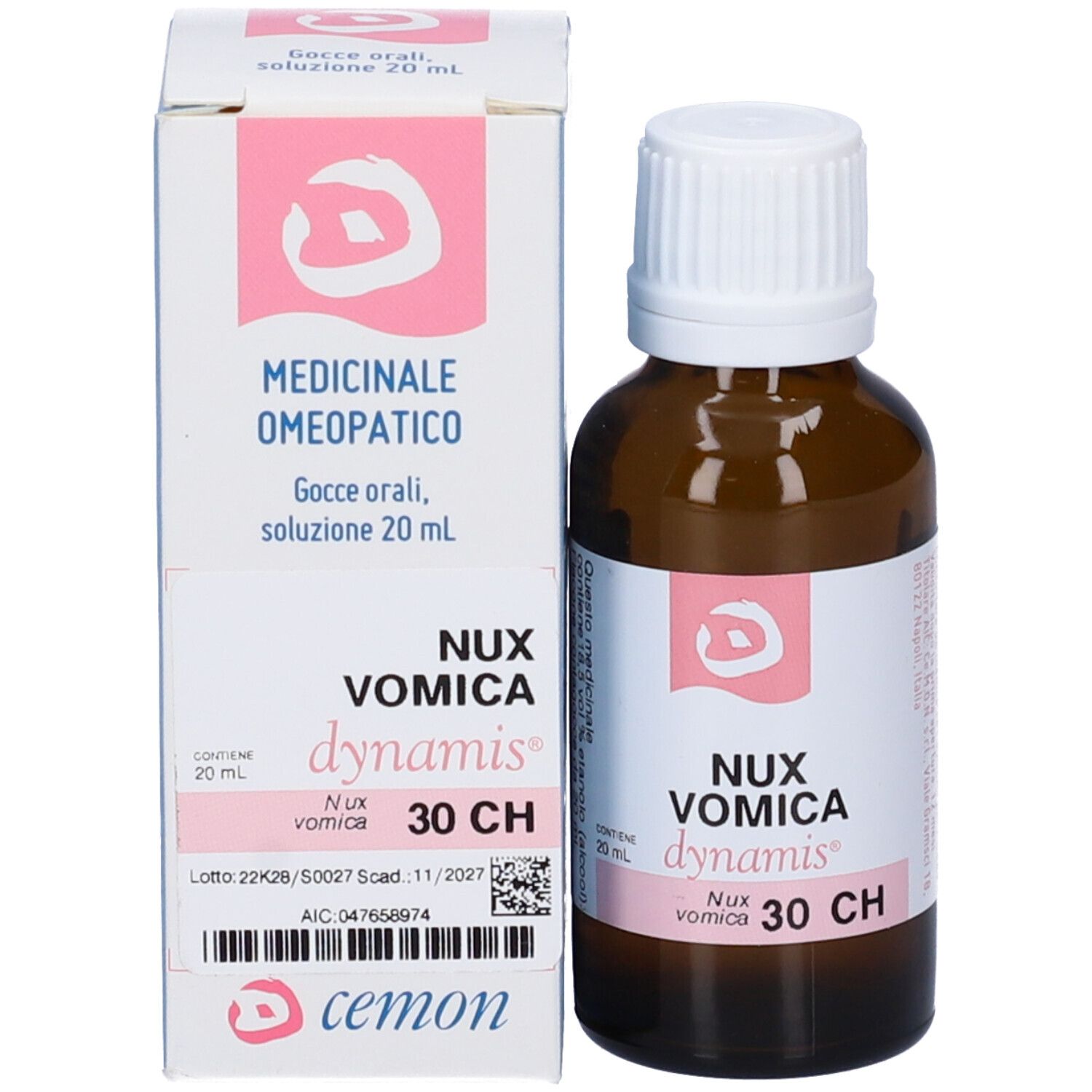 CEMON Nux Vomica Dynamis Orale Gtt 30 Ch 20 Ml