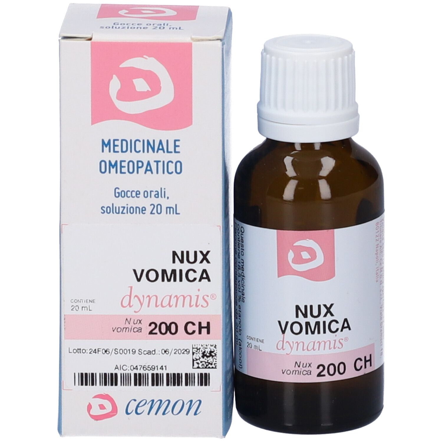 CEMON Nux Vomica Dynamis Orale Gtt 200 Ch 20 Ml