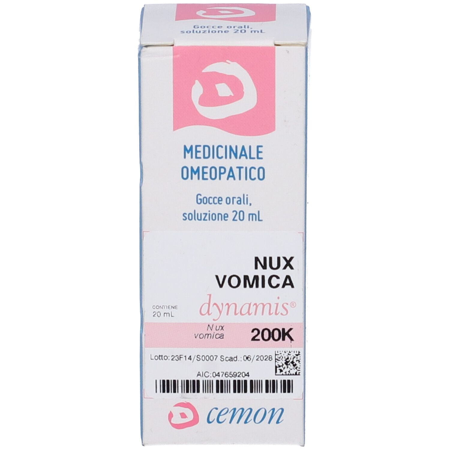 CEMON Nux Vomica Dynamis Orale Gtt 200 K 20 Ml