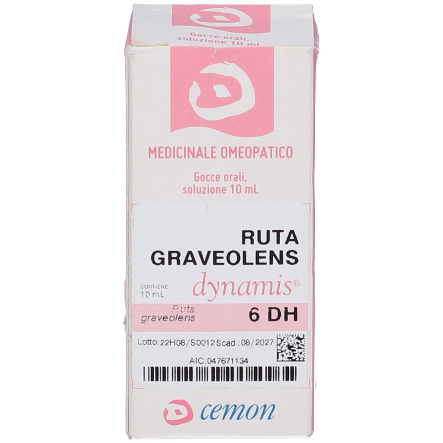 CEMON Ruta Graveolens Dynamis Orale Gtt 6 Dh 10 Ml