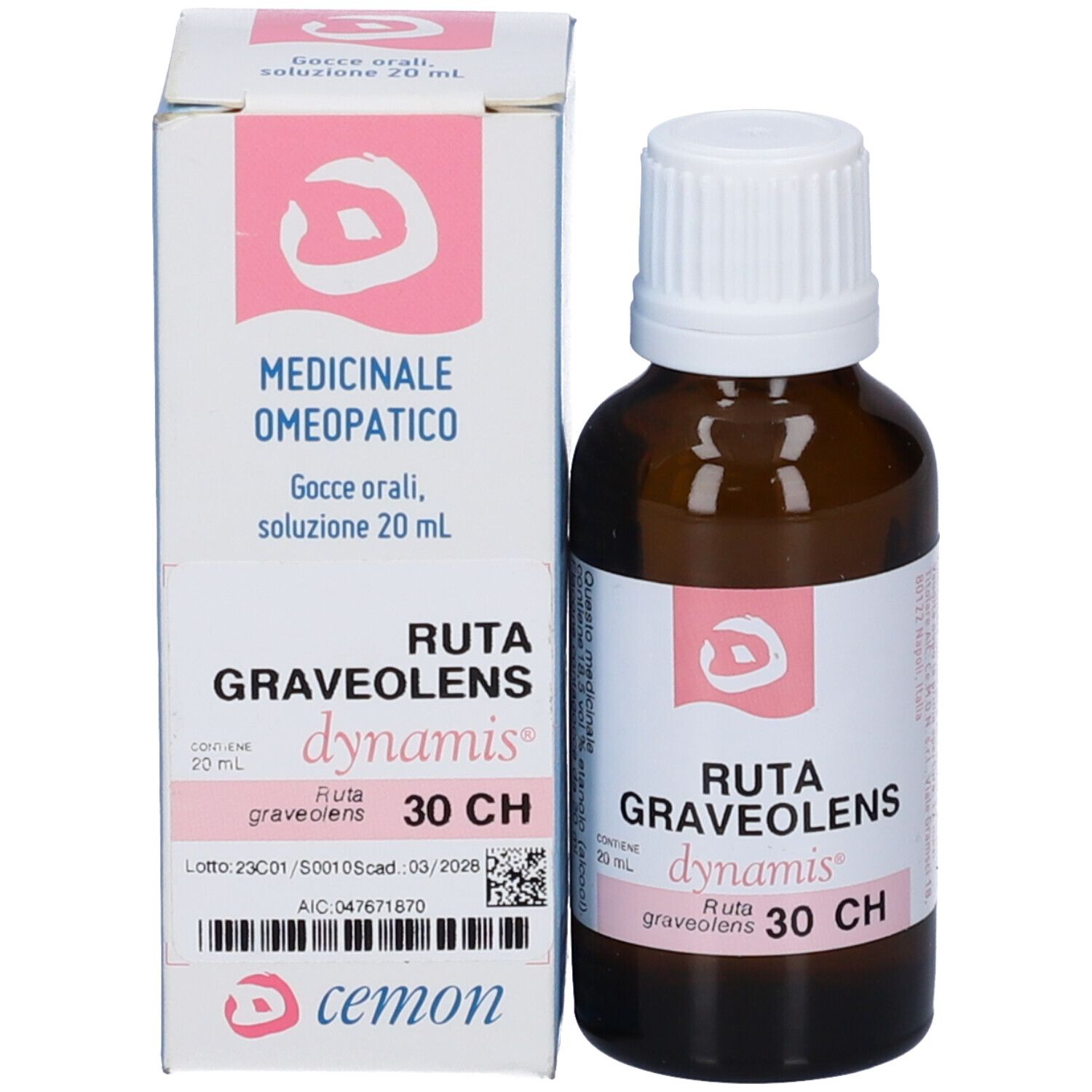 CEMON Ruta Graveolens Dynamis Orale Gtt 30 Ch 20 Ml