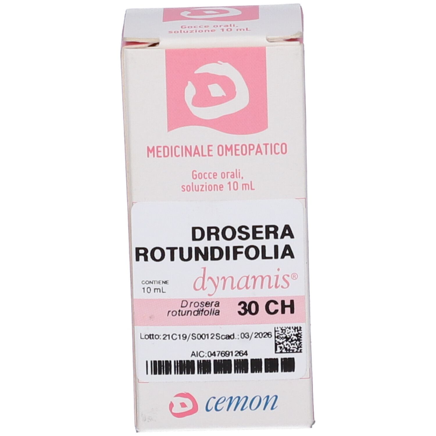 CEMON Drosera Rotundifolia Dynamis Orale Gtt 30 Ch 10 Ml