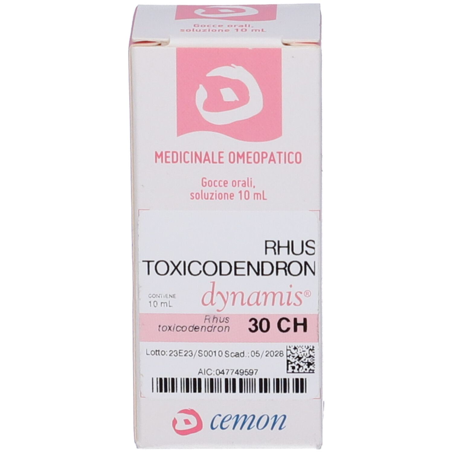 Cemon Rhus Toxicodendron Dynamis Orale Gtt 30 Ch 10 Ml