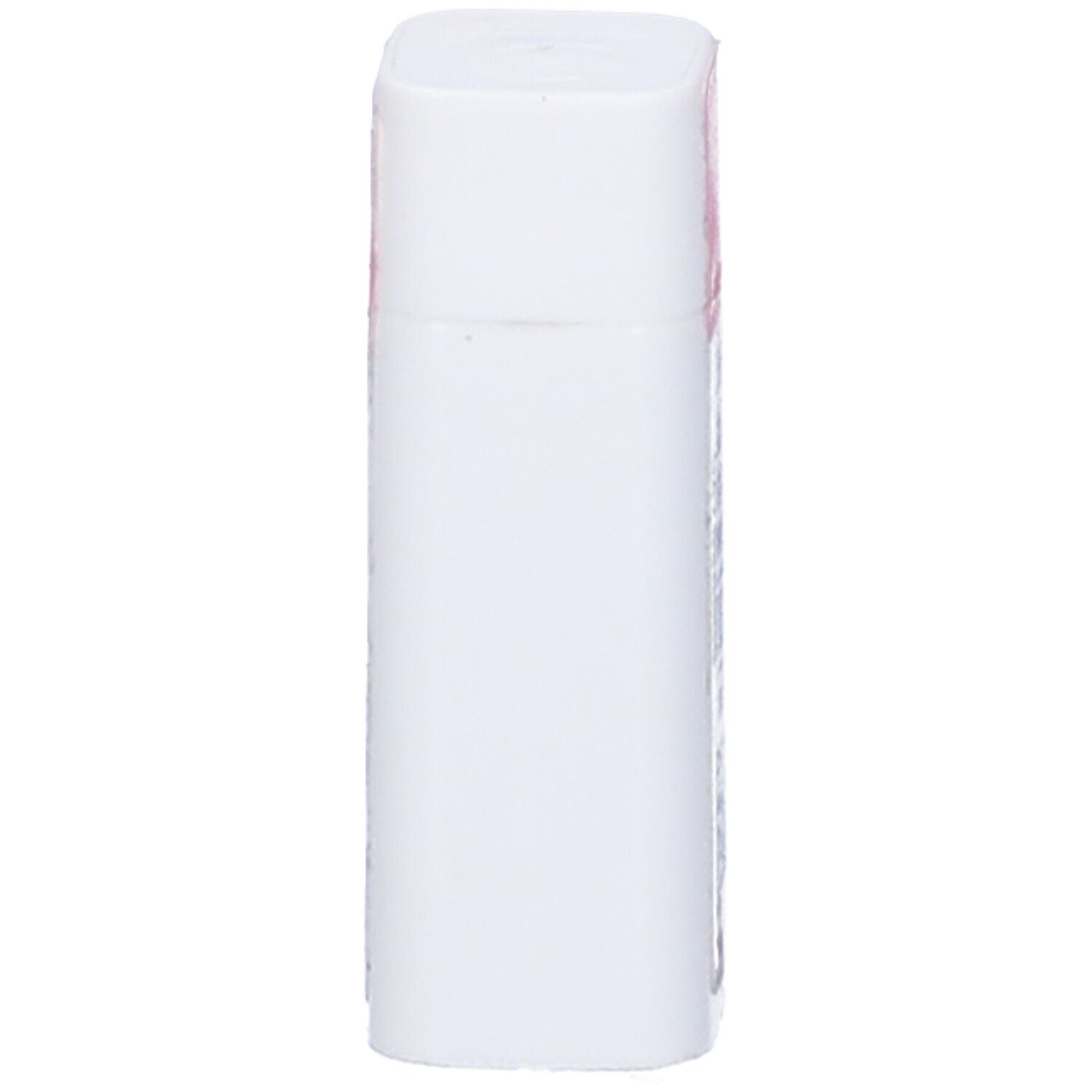 Contenitore cilindrico bianco con coperchio quadrato. Nessun'altra caratteristica visibile.