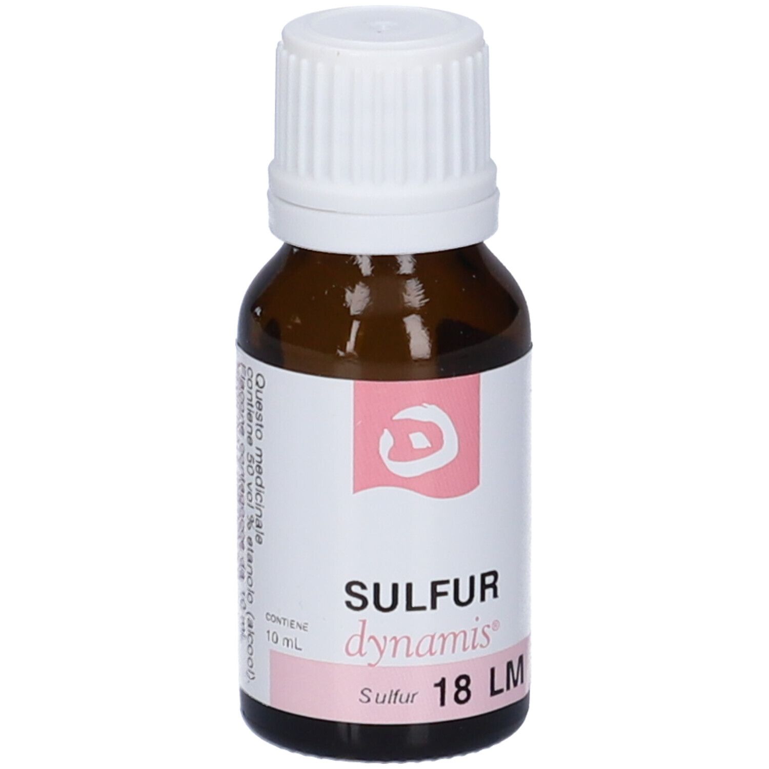 Flacone gocce Cemon Dynamis Sulfur 18 LM con scatola.