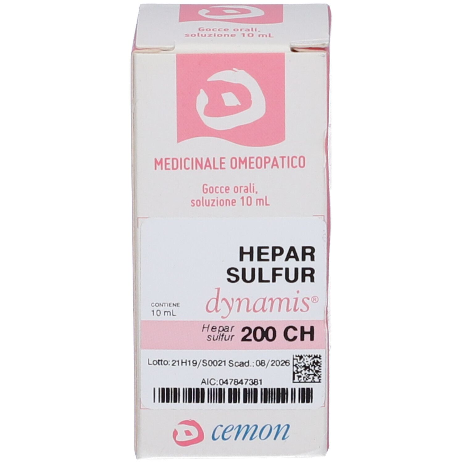 CEMON Hepar Sulfur Dynamis Orale Gtt 200 Ch 10 Ml