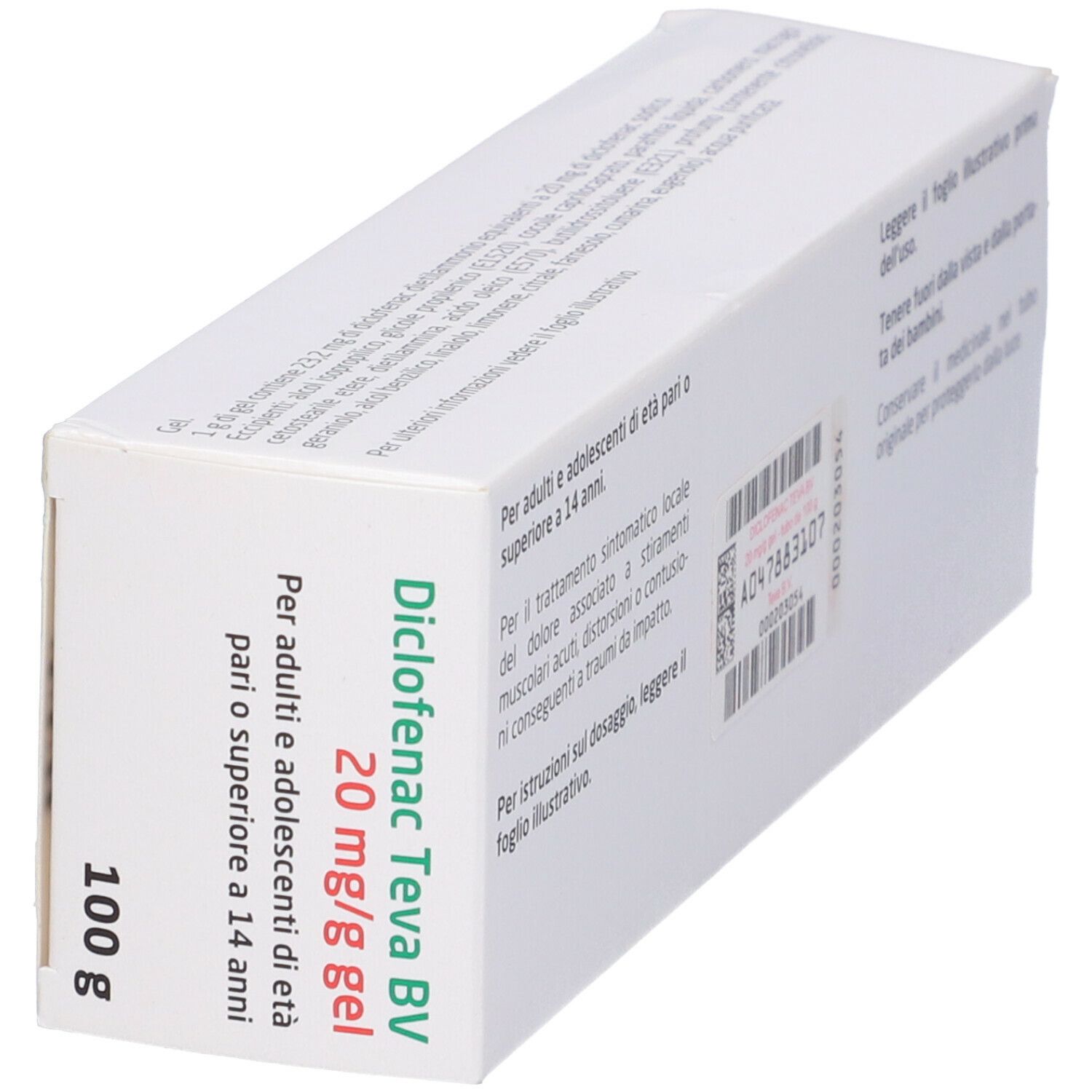 Diclofenac Teva*Gel100G 20Mg/G 100 g