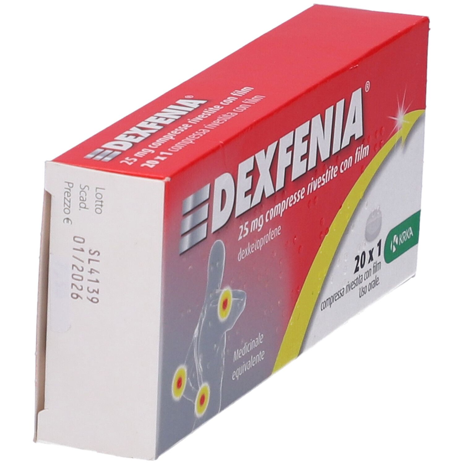 Dexfenia 25 mg compresse rivestite con film