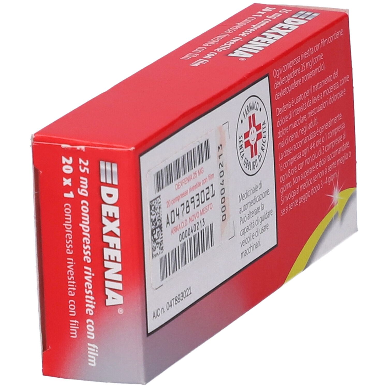 Dexfenia 25 mg compresse rivestite con film