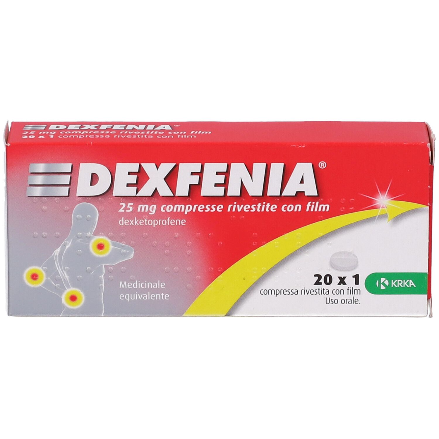 Dexfenia 25 mg compresse rivestite con film
