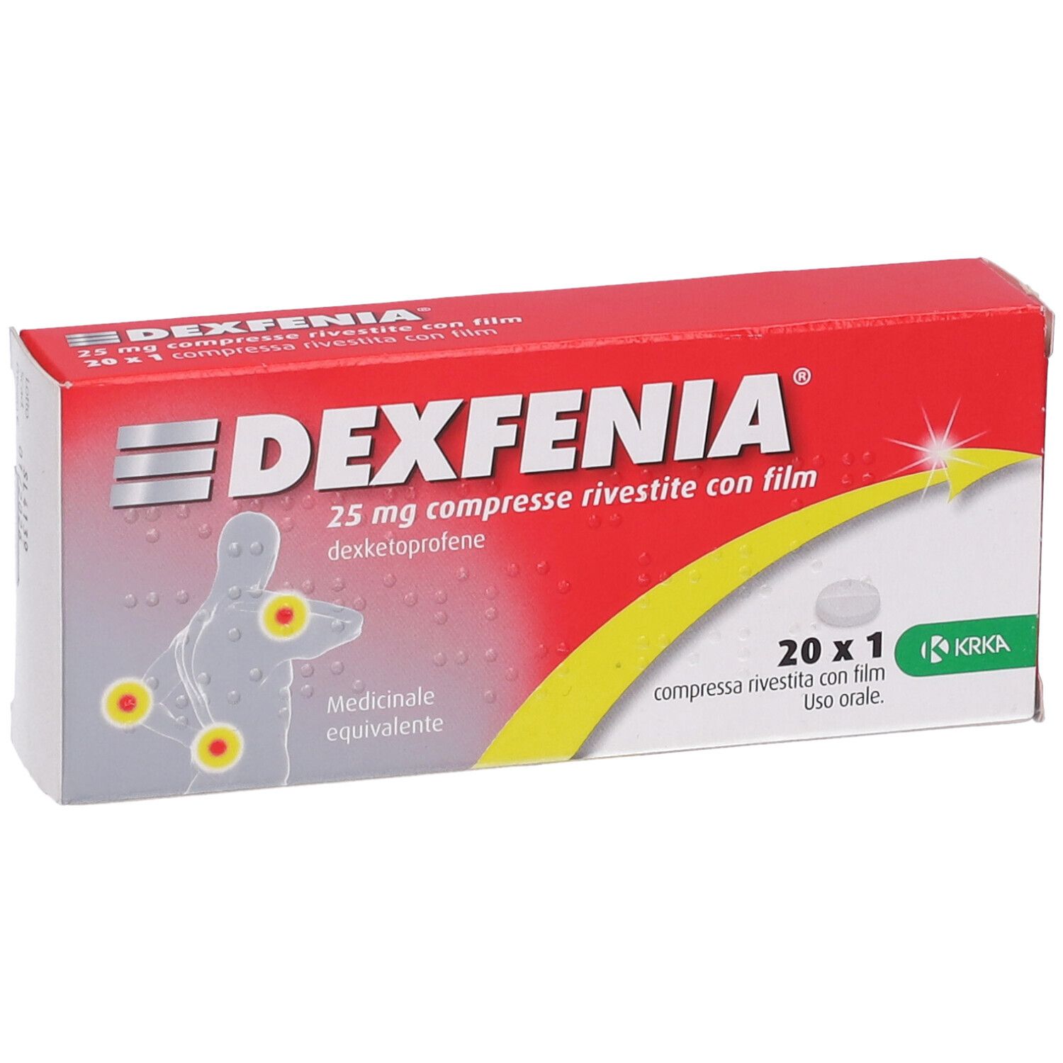 Dexfenia 25 mg compresse rivestite con film
