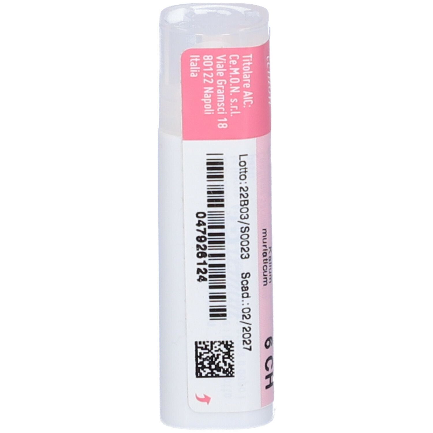 Cemon Kalium Muriaticum Dynamis 140 Granuli 6 Ch Contenitore Multidose