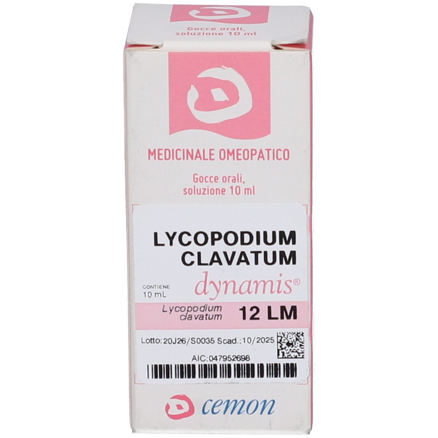 Cemon Lycopodium Clavatum Dynamis Orale Gtt 12 Lm 10 Ml