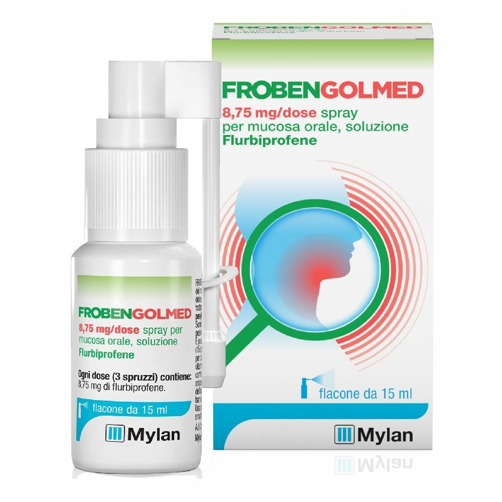 FROBENGOLMED 8,75 mg/dose Spray per Mucosa Orale, Soluzione