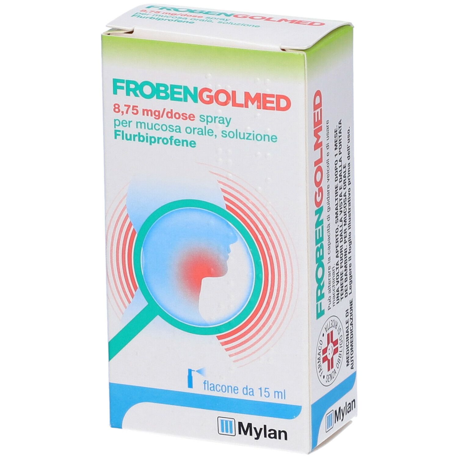 FROBENGOLMED 8,75 mg/dose Spray per Mucosa Orale, Soluzione