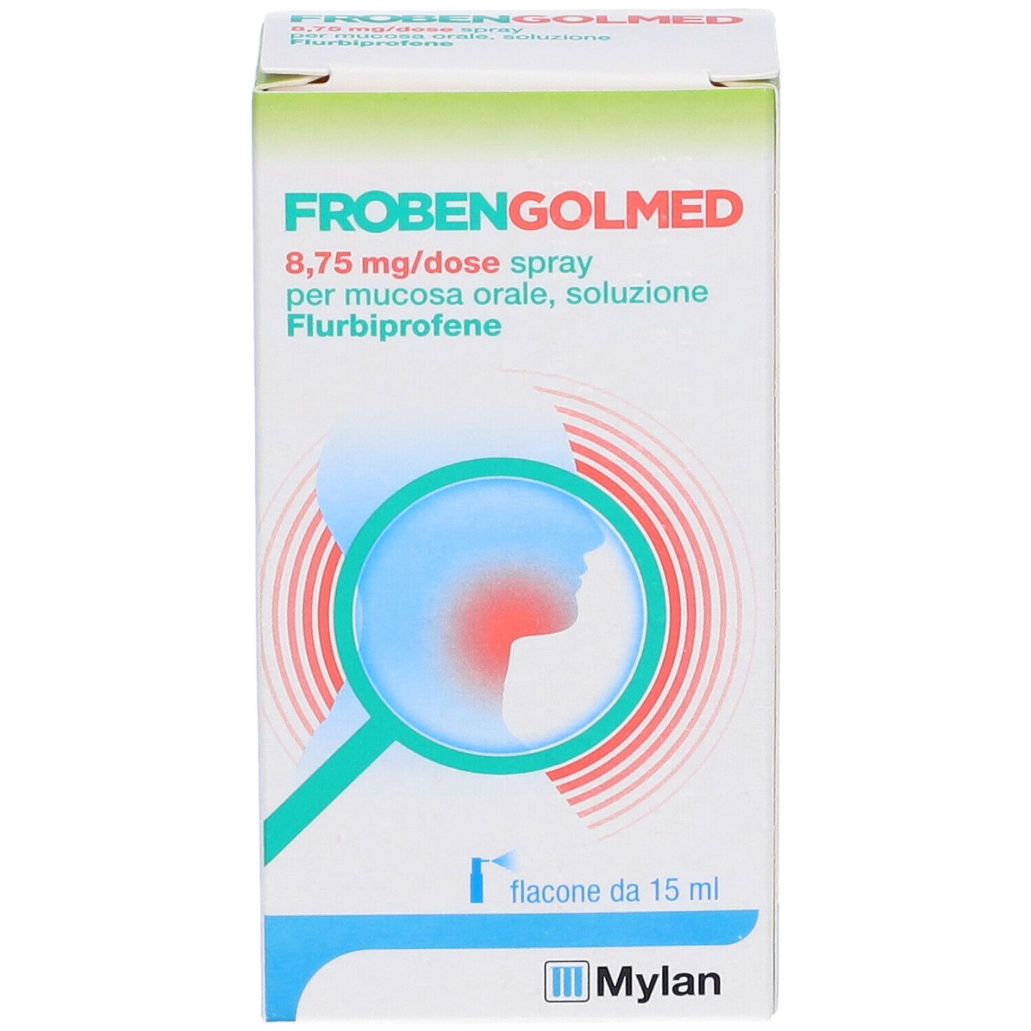 FROBENGOLMED 8,75 mg/dose Spray per Mucosa Orale, Soluzione