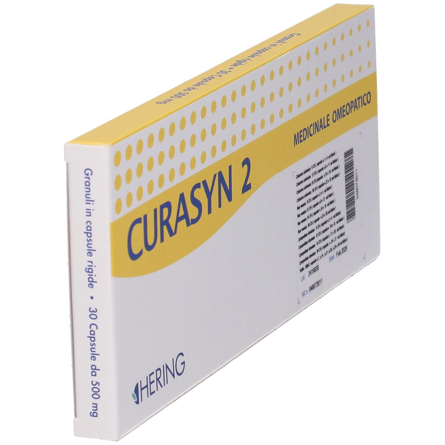 HERING Curasyn 2*Granuli 30 Capsule 500 Mg