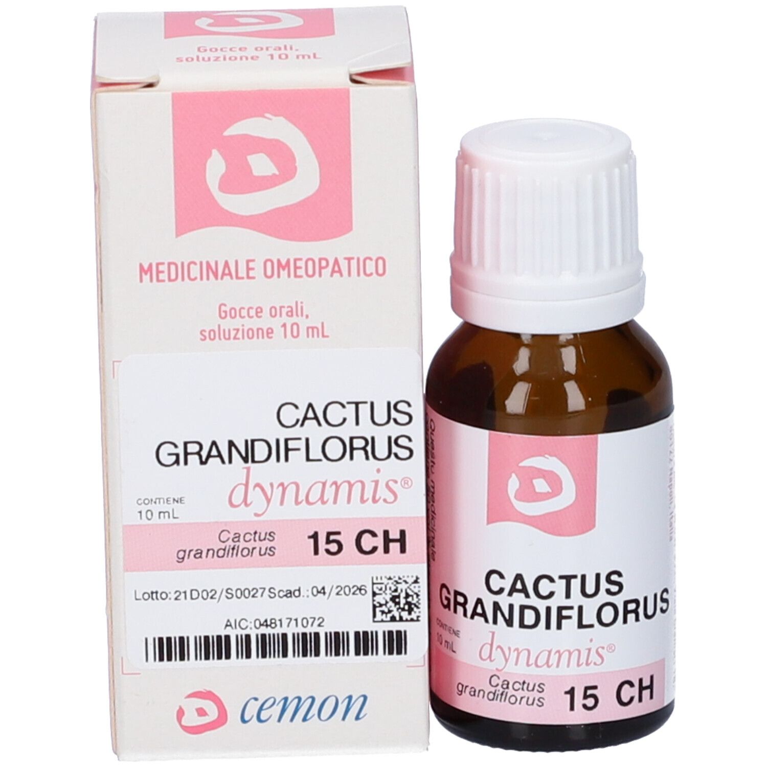 CEMON Cactus Grandiflorus Dynamis Orale Gtt 15 Ch 10 Ml