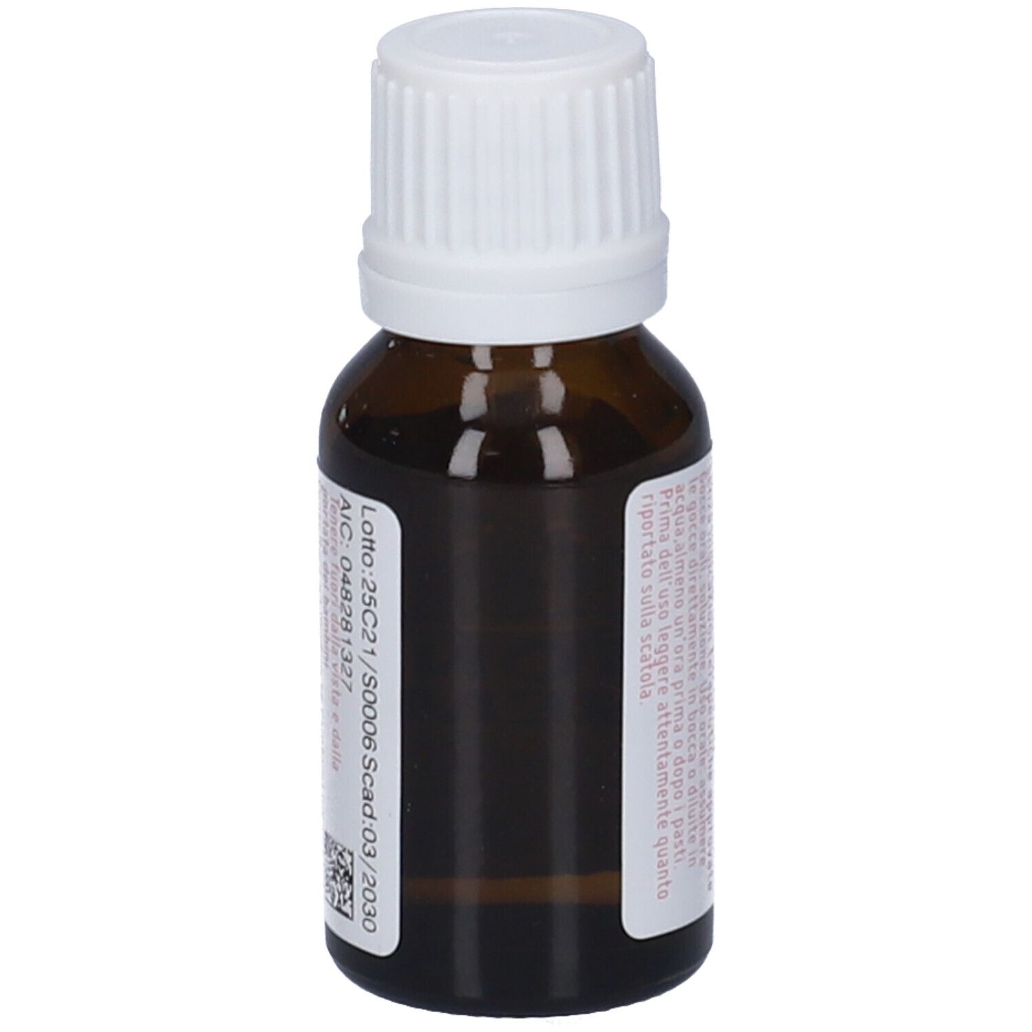 Flacone di vetro marrone con tappo bianco. L'etichetta riporta "CALCIUM CARBONICUM HAHNEMANNI dynamis MK".