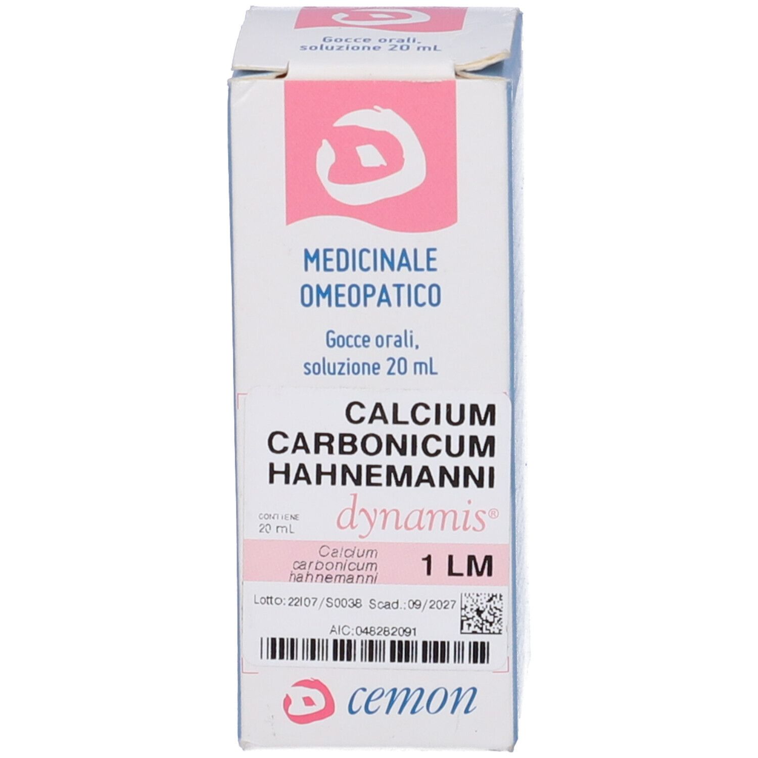 CEMON Calcium Carbonicum Hahnemanni Dynamis Orale Gtt 1 Lm 20 Ml