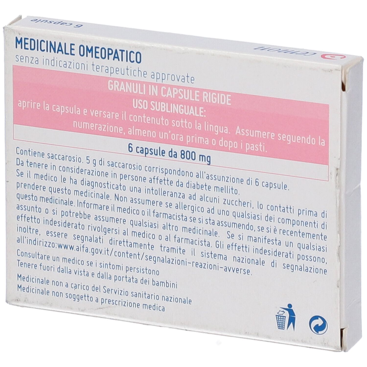 CEMON Calcium Carbonicum Hahnemanni Dynamis Granuli In Capsule Rigide 1 Capsula 24 Lm 1 Capsula 28 Lm 1 Capsula 31 Lm 1 Capsula 35 Lm 1 Capsula 38 Lm 1 Capsula 42 Lm Capsule Da 800 Mg