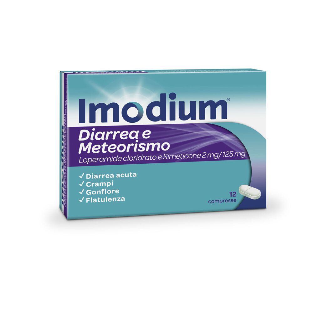 Imodium Diarrea E Meteorismo 2 Mg/125 Mg Compresse
