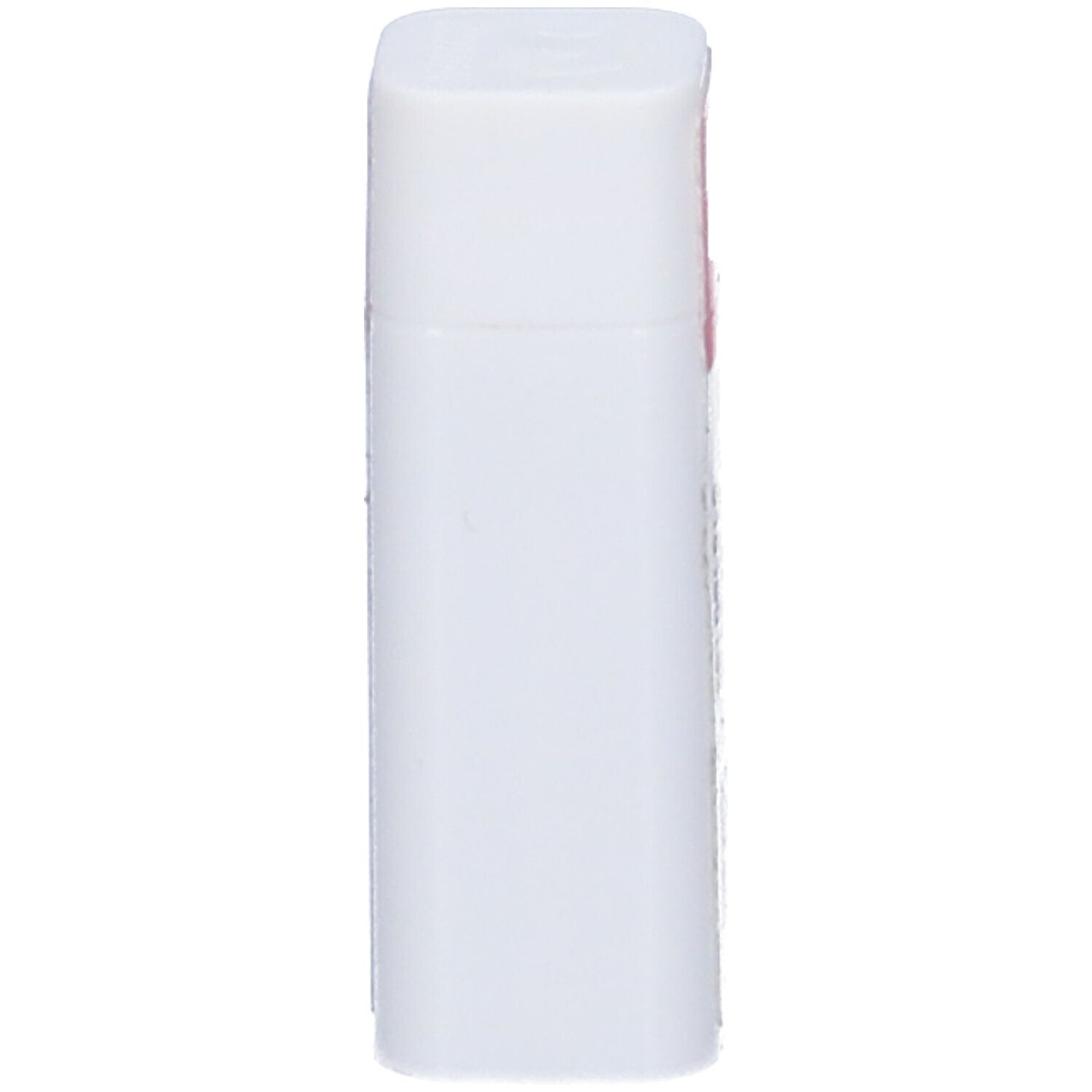 Confezione cilindrica bianca con coperchio piatto. Nessuna etichetta visibile.