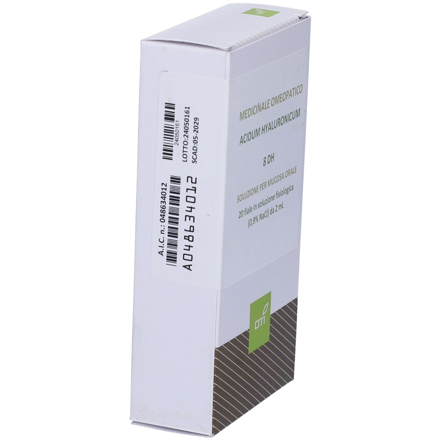 OTI Acidum Hyaluronicum 8 Dh 20 Fiale 2 Ml Soluzione Fisiologica Per Mucosa Orale