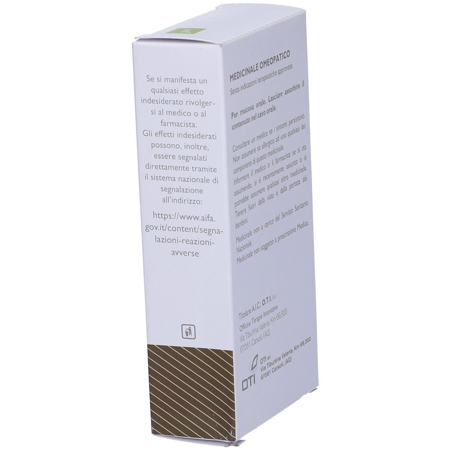 OTI Acidum Hyaluronicum 8 Dh 20 Fiale 2 Ml Soluzione Fisiologica Per Mucosa Orale
