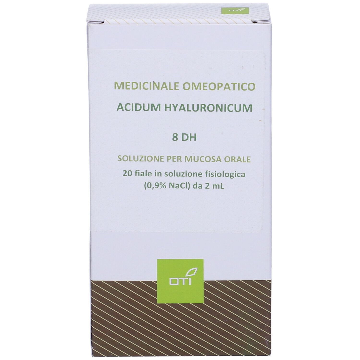 OTI Acidum Hyaluronicum 8 Dh 20 Fiale 2 Ml Soluzione Fisiologica Per Mucosa Orale