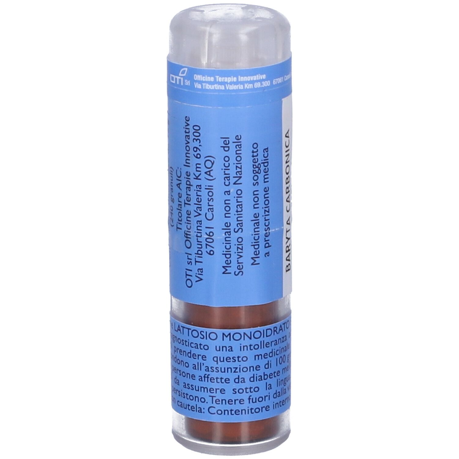 OTI Baryta Carbonica 30 Ch Granuli (Magnum) Contenitore Multidose Da 12 G (240 Granuli) Per Mucosa Orale