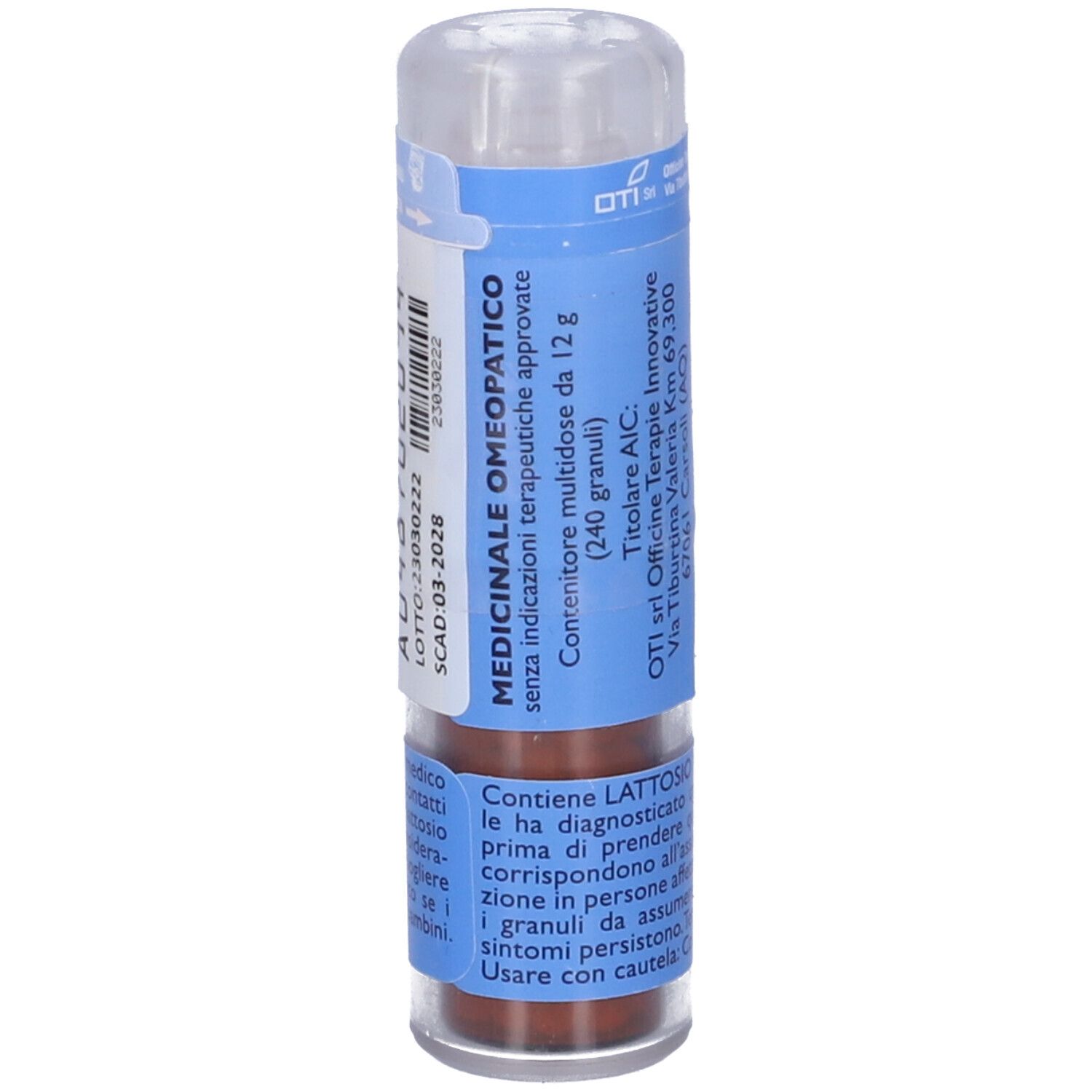 OTI Baryta Carbonica 30 Ch Granuli (Magnum) Contenitore Multidose Da 12 G (240 Granuli) Per Mucosa Orale