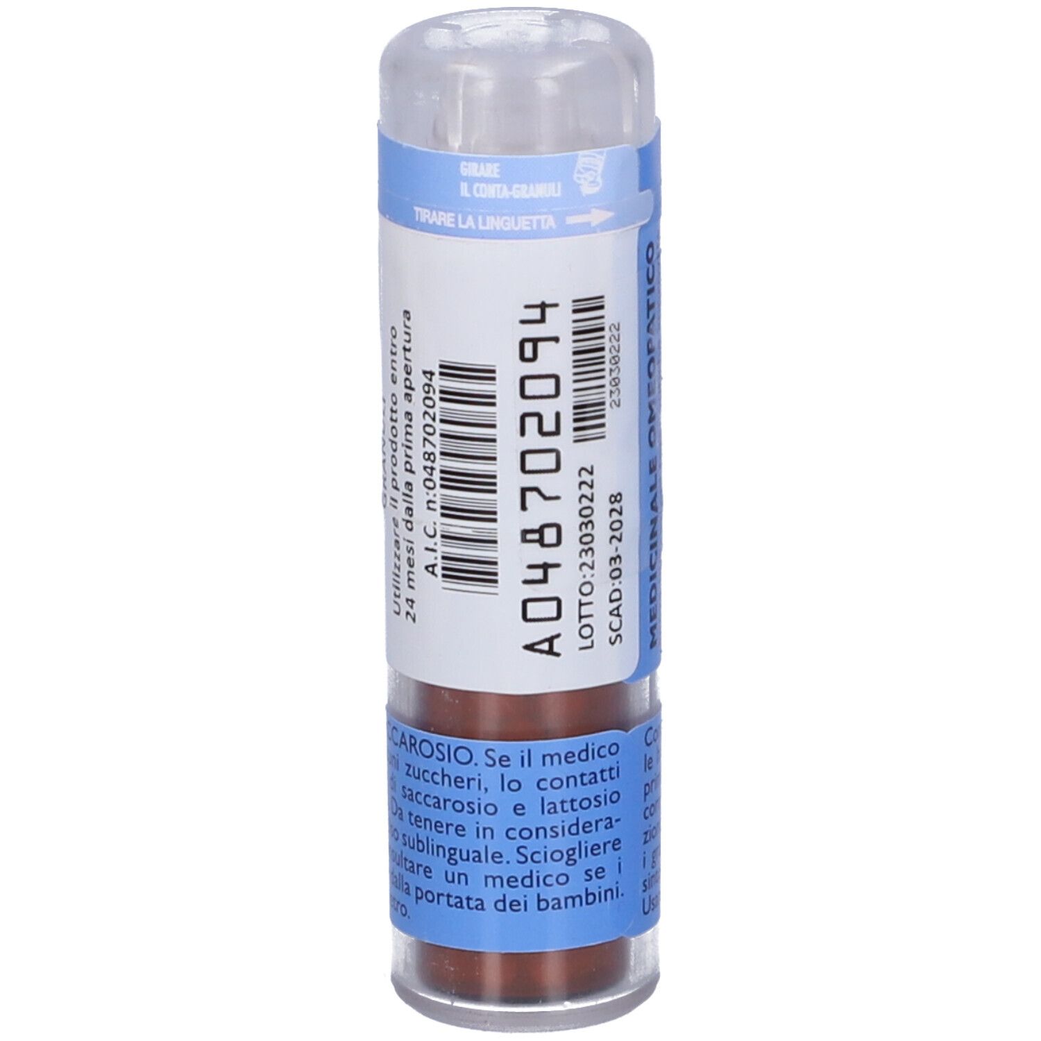 OTI Baryta Carbonica 30 Ch Granuli (Magnum) Contenitore Multidose Da 12 G (240 Granuli) Per Mucosa Orale