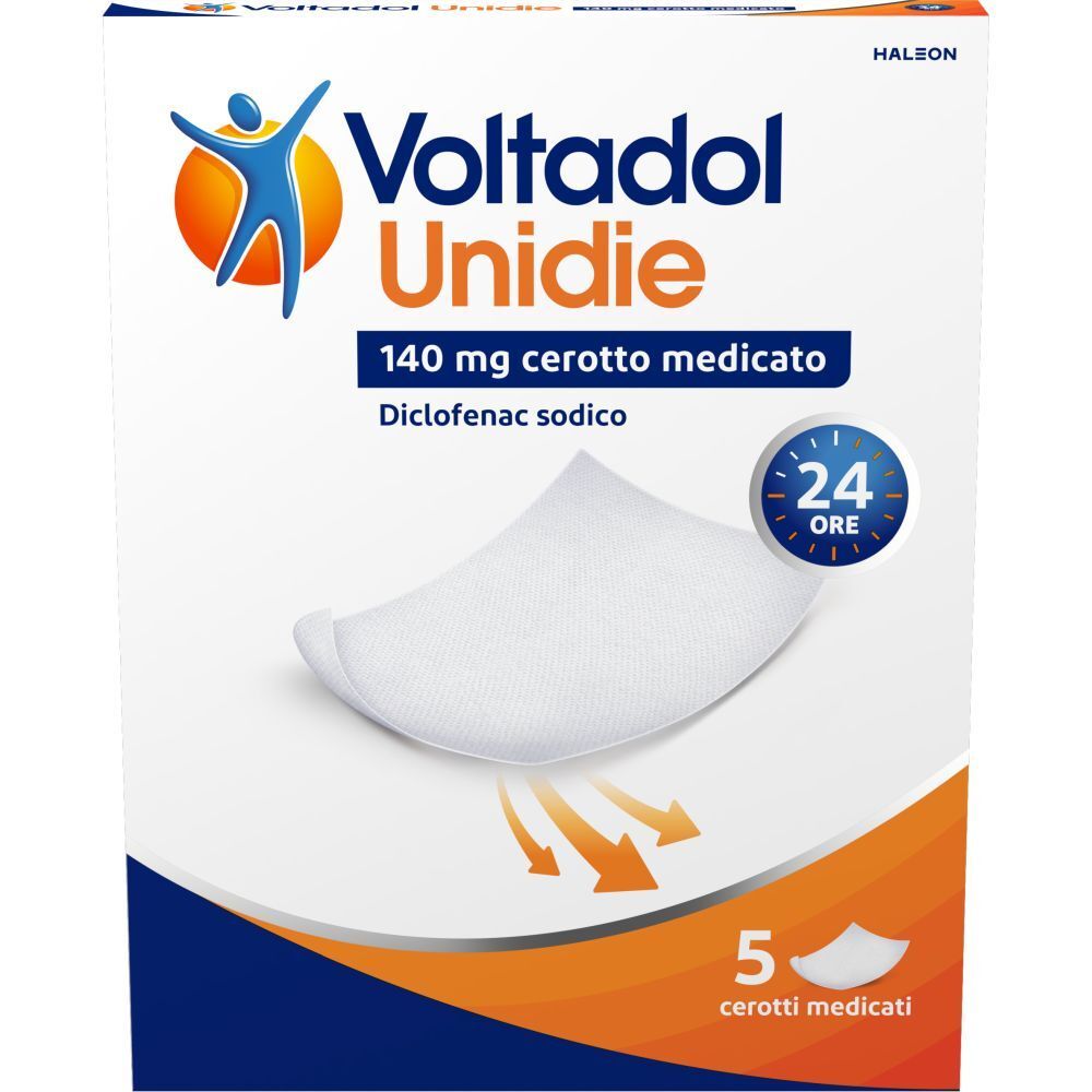 Voltadol Unidie Antinfiammatorio Diclofenac, 5 Cerotti Medicati