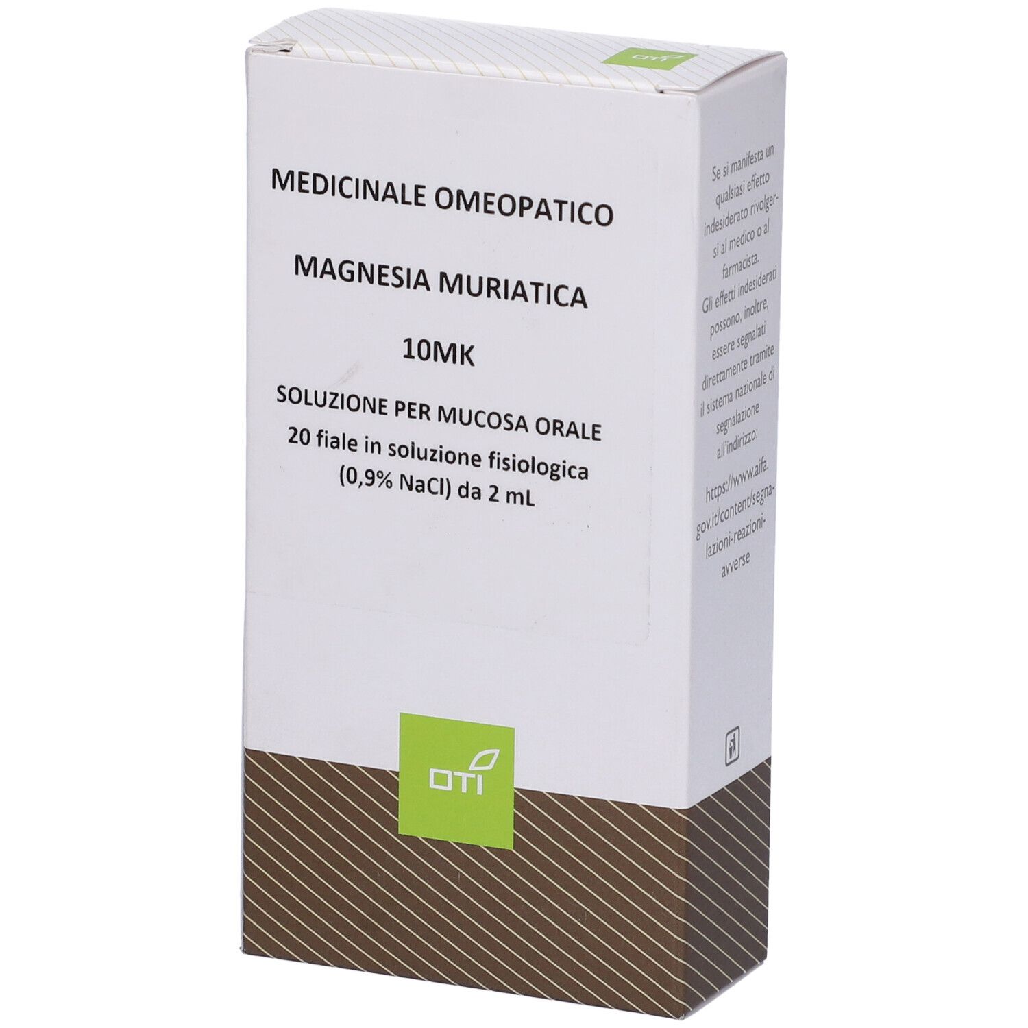 OTI Magnesia Muriatica 10.000 K (10 Mk) 20 Fiale 2 Ml Soluzione Fisiologica Per Mucosa Orale