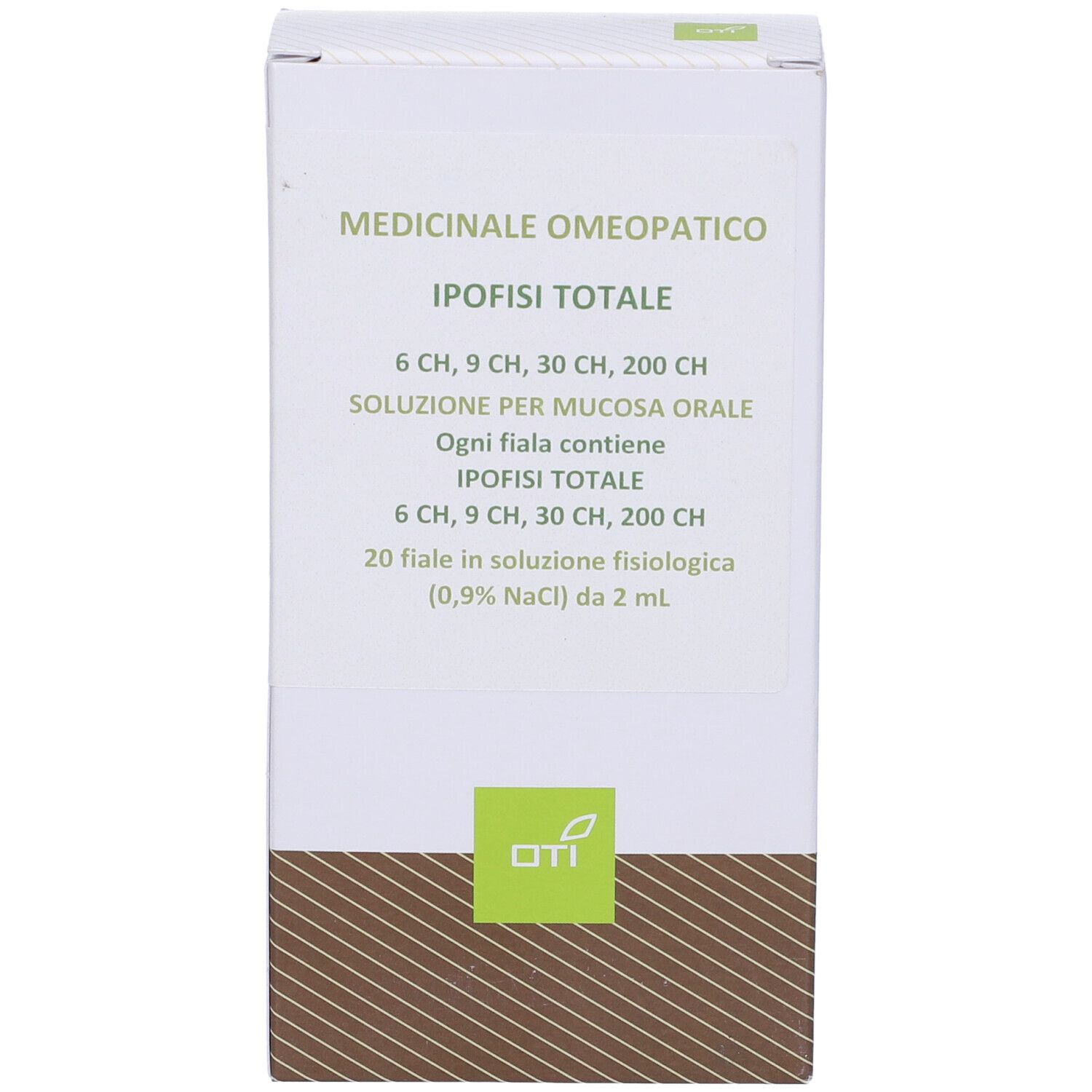 OTI Ipofisi Totale 6 Ch, 9 Ch, 30 Ch, 200 Ch (Scalare Progressivo) 20 Fiale 2 Ml Soluzione Fisiologica Per Mucosa Orale
