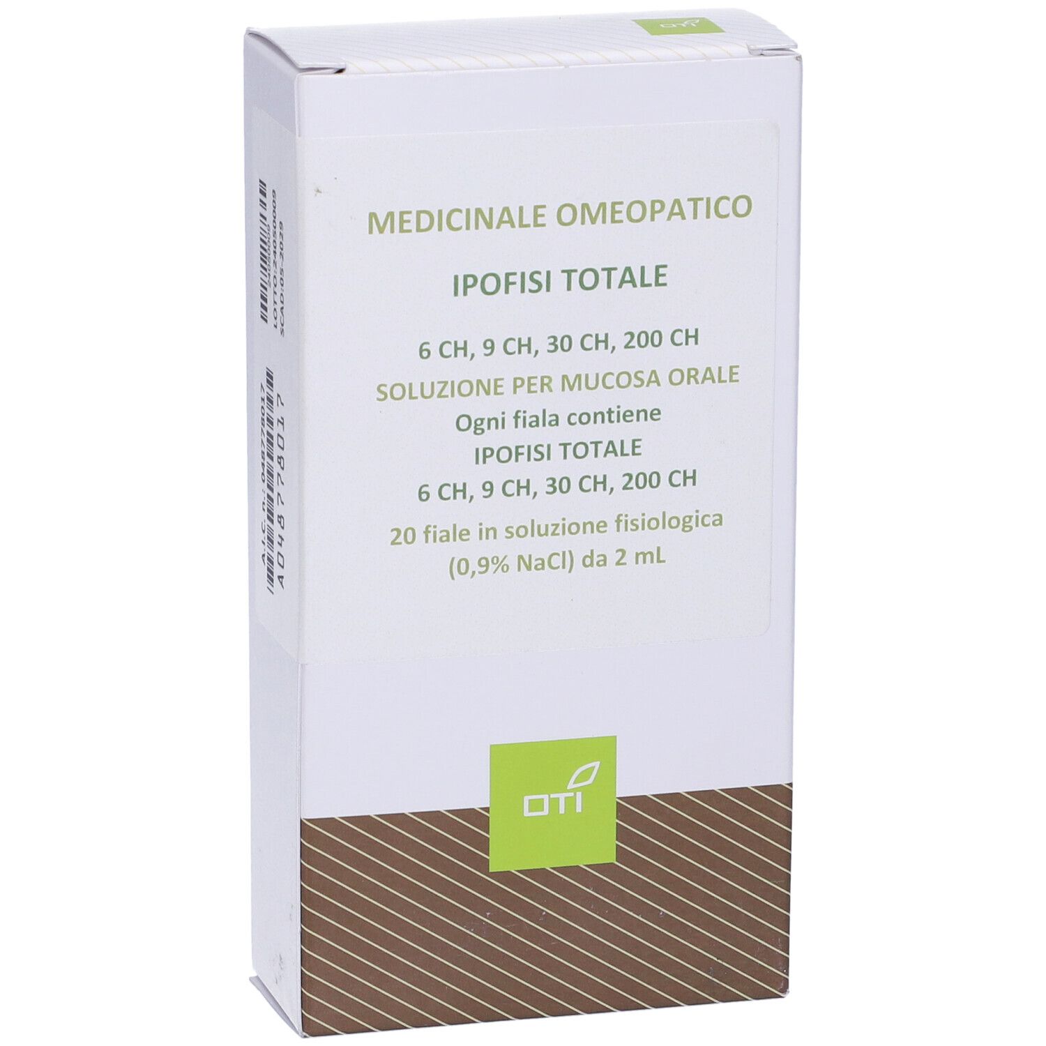 OTI Ipofisi Totale 6 Ch, 9 Ch, 30 Ch, 200 Ch (Scalare Progressivo) 20 Fiale 2 Ml Soluzione Fisiologica Per Mucosa Orale