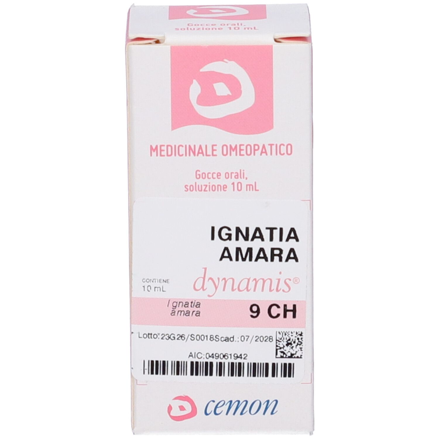 CEMON Ignatia Amara Dynamis Orale Gtt 9 Ch 10 Ml