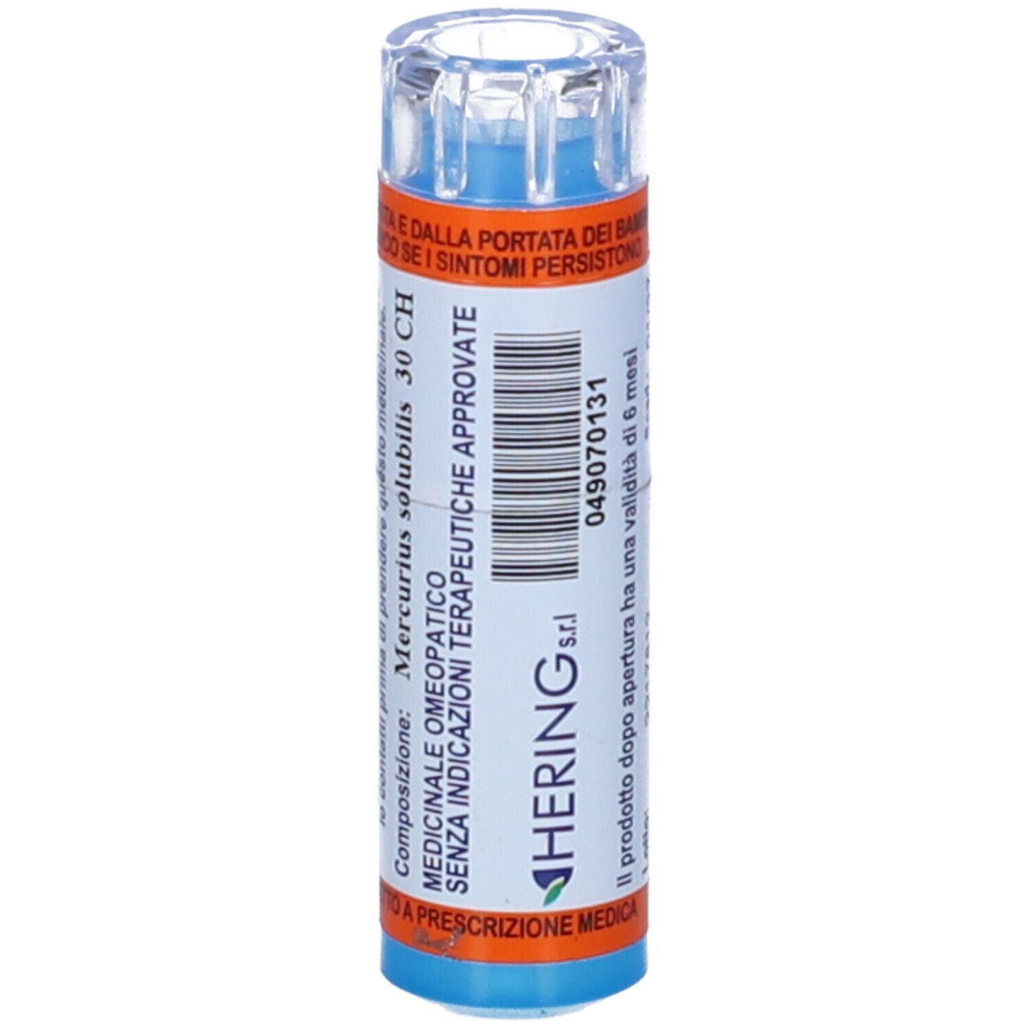 HERING Mercurius Solubilis 80 Granuli 30 Ch Contenitore Multidose